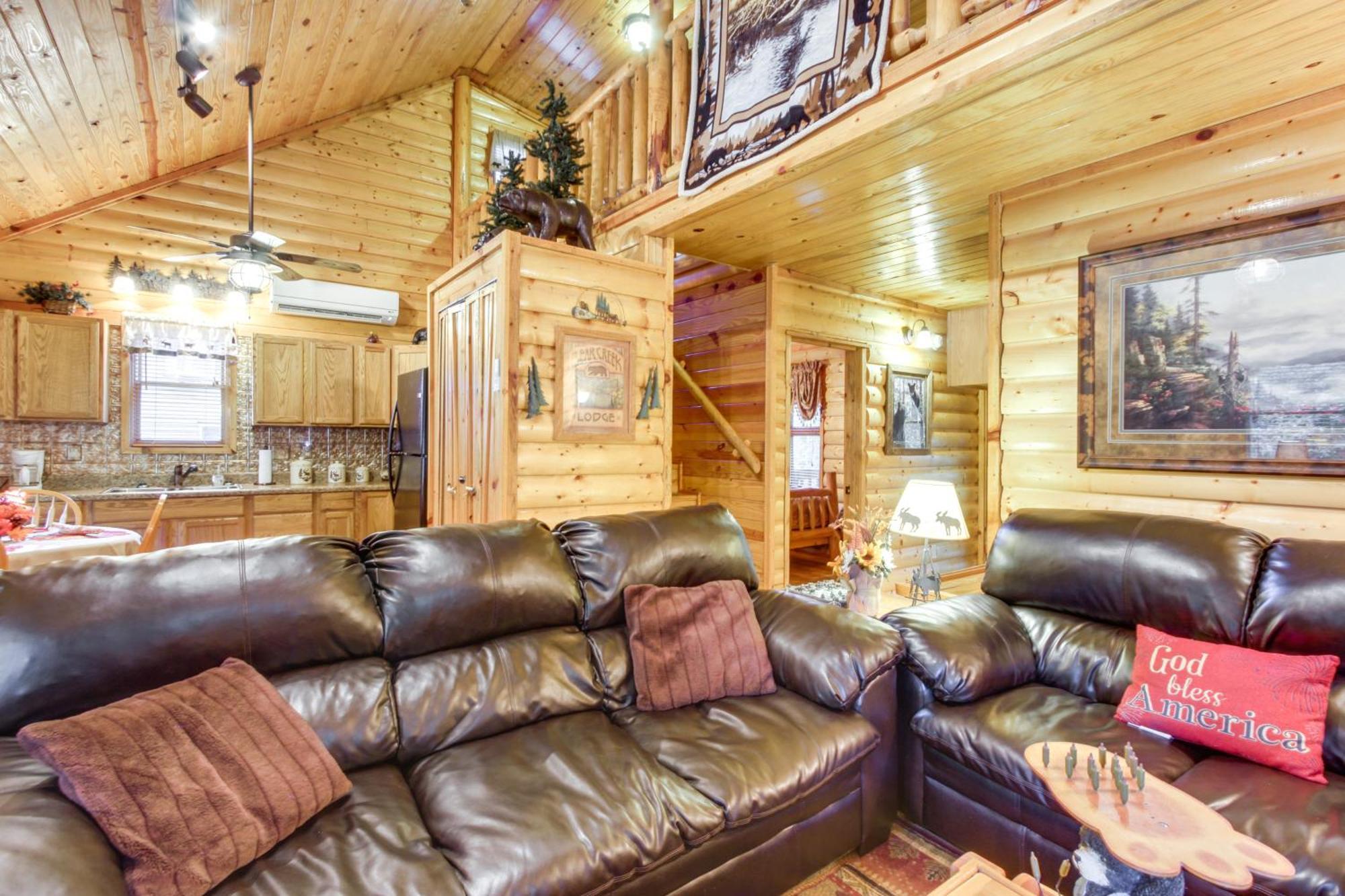 Pet-Friendly Cosby Log Cabin With Backyard And Porch! Exterior foto